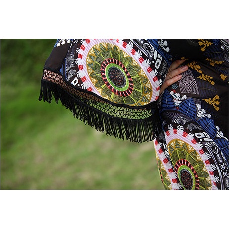 Áo khoác cardigan chiffon dáng dài in họa tiết dân tộc phối tua rua thời trang mùa hè cho nữ
 | BigBuy360 - bigbuy360.vn