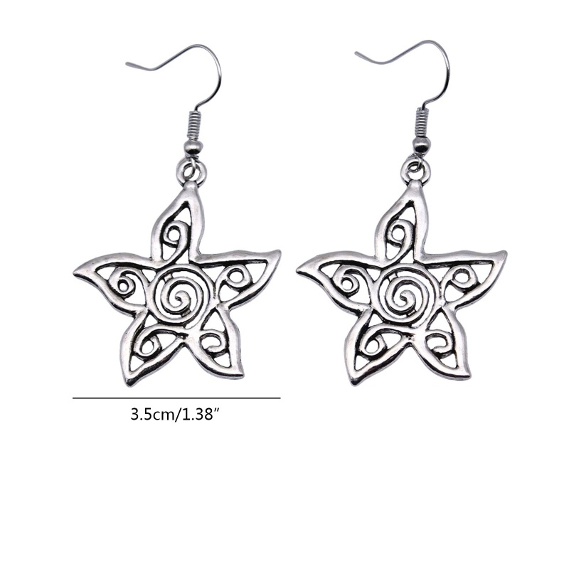 Bông Tai Mạ Bạc Hình Hoa Sen Thiết Kế Đục Lỗ Thời Trang Sang Trọng