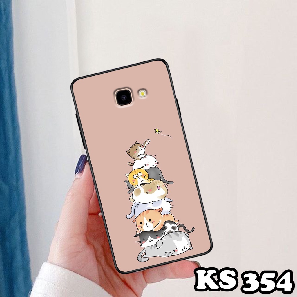 Ốp lưng Samsung J4 - Samsung J4 Plus - Samsung J4 Core - Ốp in hình Cat&amp;Bear đáng yêu - Chất liệu TPU siêu bền
