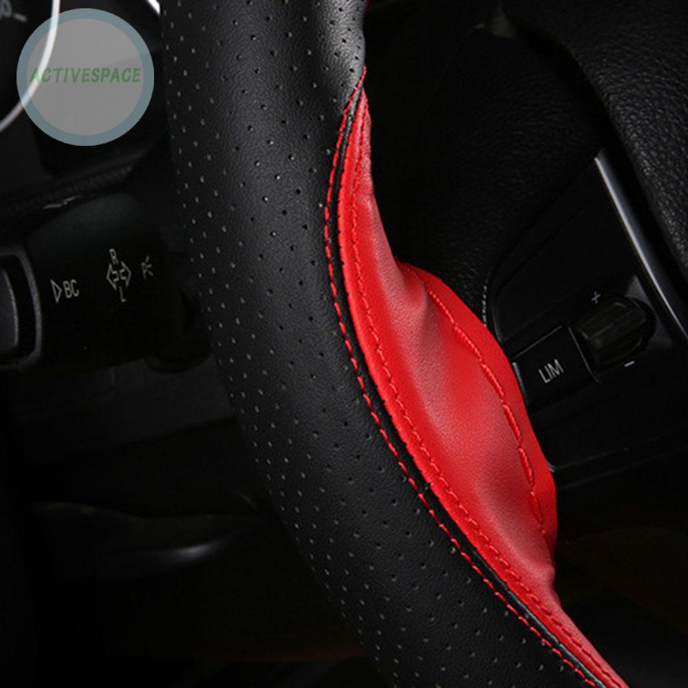 Vỏ bọc vô lăng bằng da 37-38cm 15&quot; DIY tiện dụng cho xe hơi