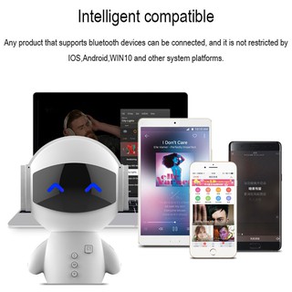 Cute Intelligent Robot Bluetooth Speaker M10 Mini Smart-Robot