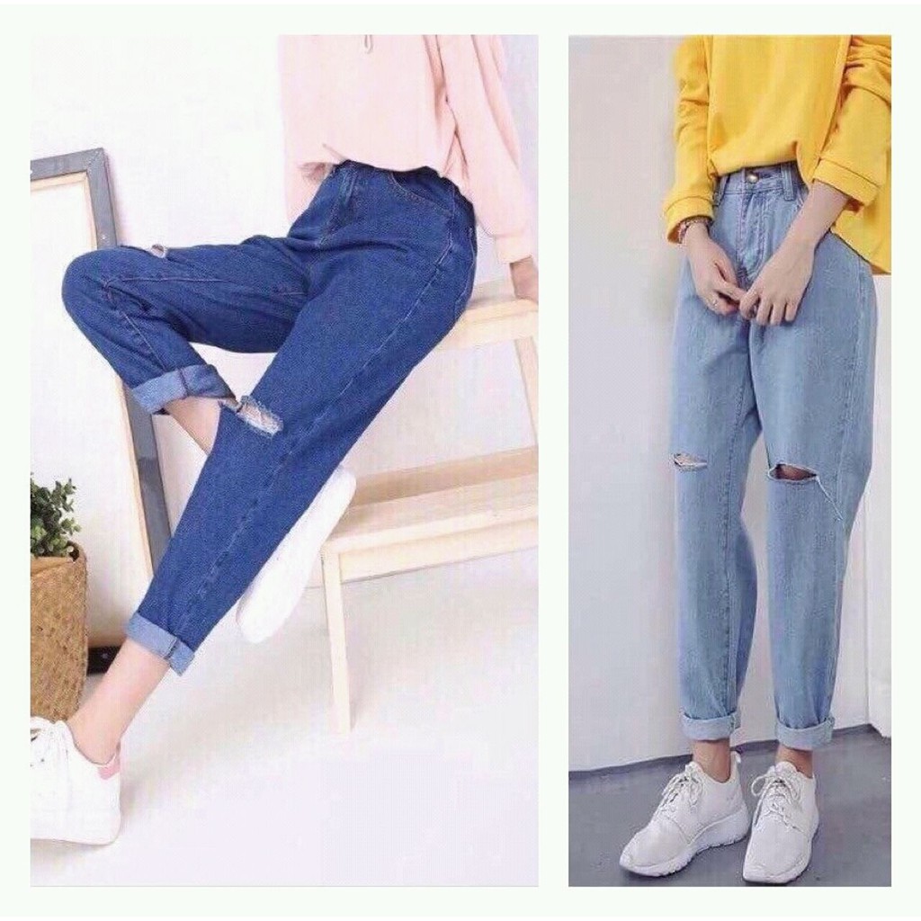 Quần Jean Baggy basic nữ ống đứng lưng cao có túi size đại - Tiên Nguyễn Big Size ...