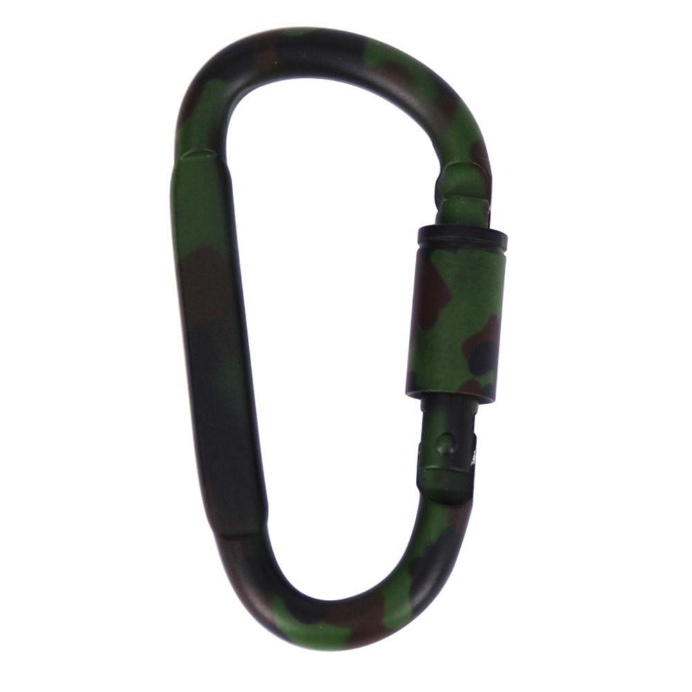 2 Móc Khóa Thể Thao Bằng Hợp Kim Nhôm Màu Đen