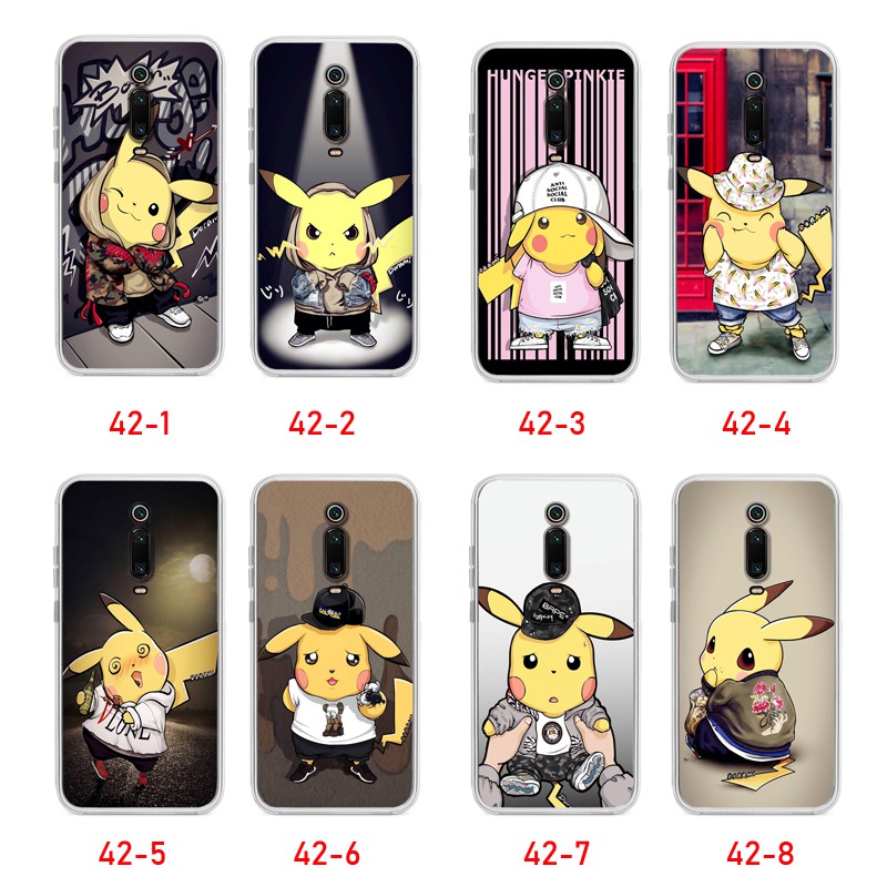 Ốp lưng Xiao Mi 9t / Mi 9 / Mi Note 10 / Note 10 Pro / Mi 8 Pro / Mi 8 Ốp điện thoại pikachu Nắp đậy Silicone Silicone TPU