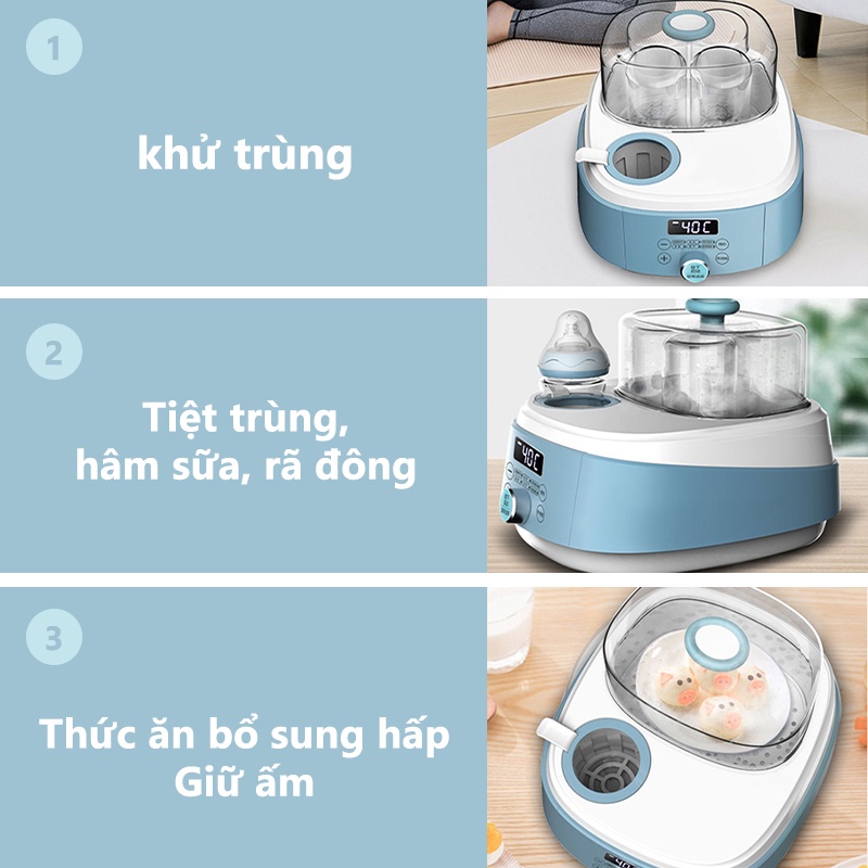 [Einmilk.ân ninh ]Máy hâm sữa & tiệt trùng bình sữa Einmilk