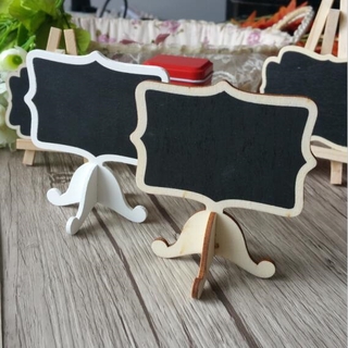 1 Cái / lốc Gỗ mini Bảng Đen Bộ Bảng Phấn Bảng Tin Ký Tiệc Cưới Trang Trí Cho Gỗ Thô Bàn Ghi Nhớ