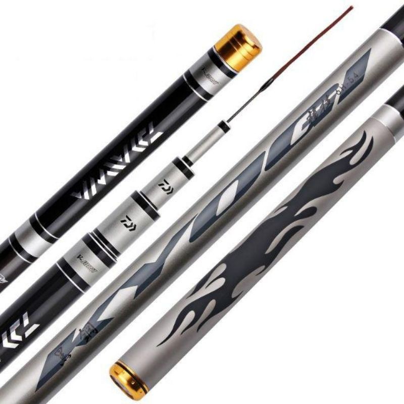 Cần câu tay DAIWA 6h  và shimano   tặng  1  ngọn )