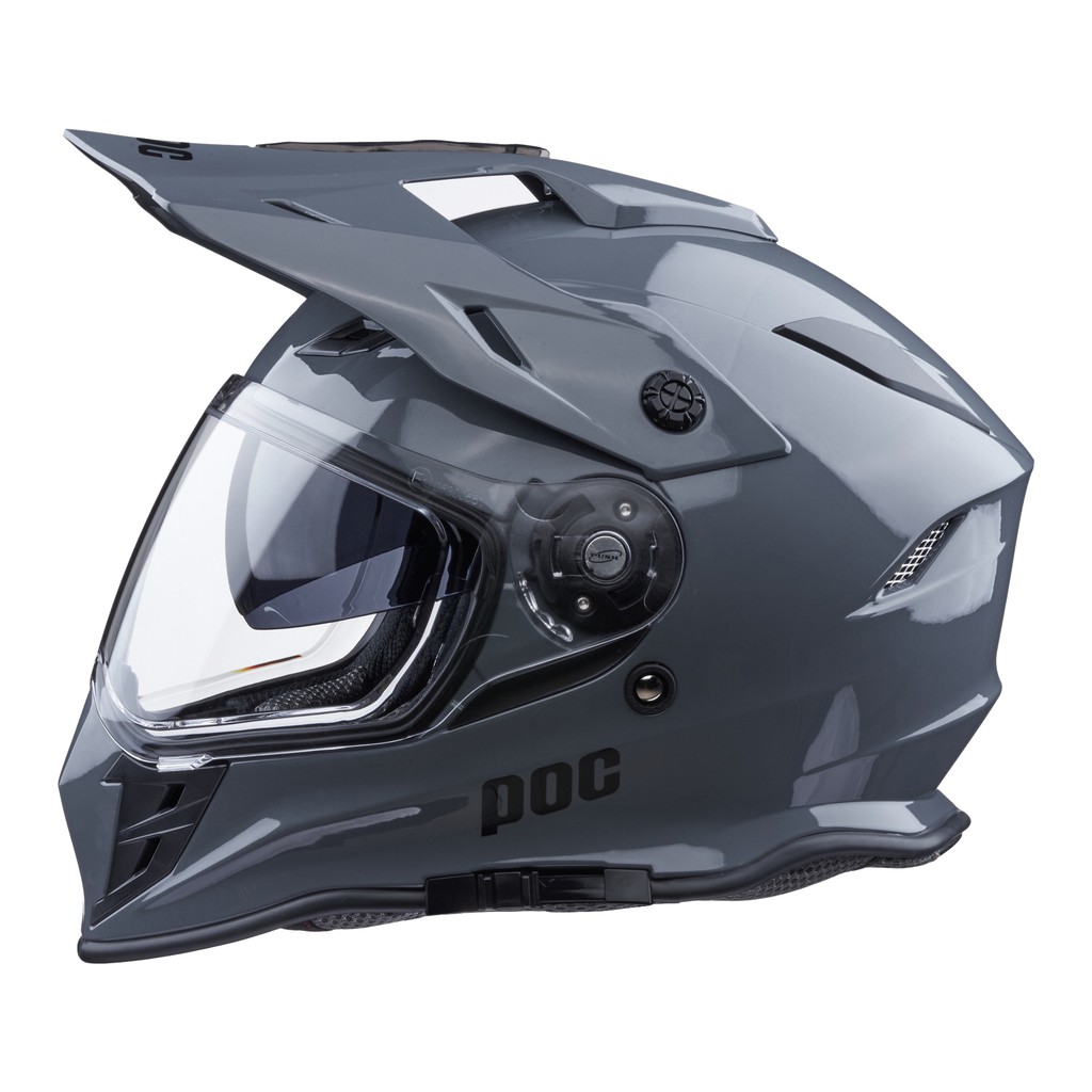NÓN FULLFACE POC POWER DUAL SPORT GRAY