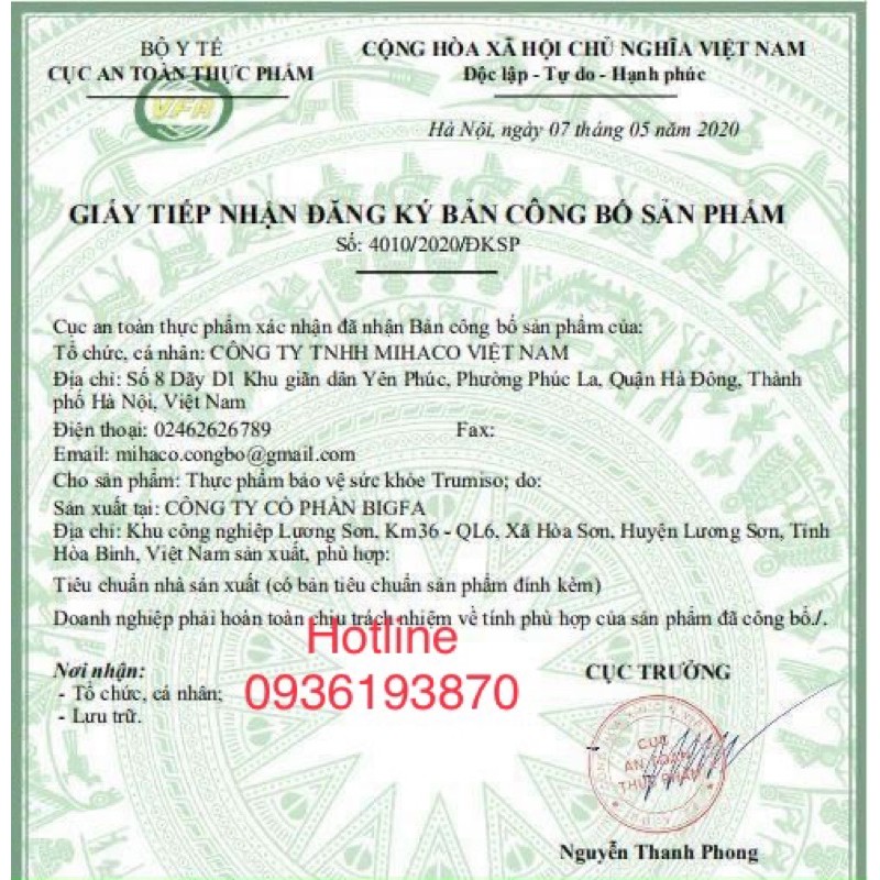 TRUMISO GO BIG  [CHÍNH HÃNG] ❤️ GIÚP SĂN CHẮC VÒNG 1