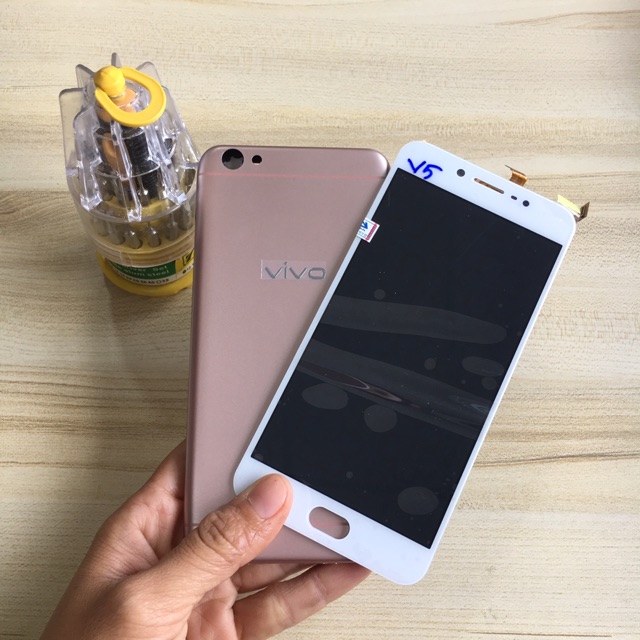 Combo Bộ Vỏ Sườn + Màn Hình Vivo V5 Zin Hàng Cao Cấp (tặng bộ vít đa năng)
