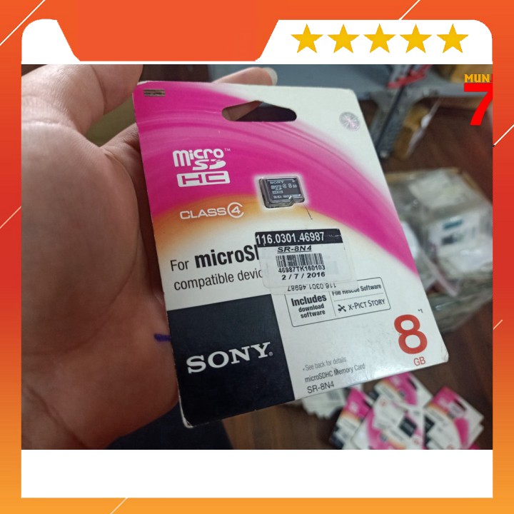 Thẻ Nhớ Sony 8Gb Class 4 SR-8N4T2 ET48C4