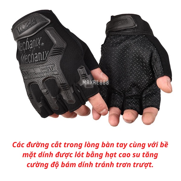 Găng tay tập gym, tập tạ, thể thao chuyên nghiệp Mechanix Mpact ( MP2 )