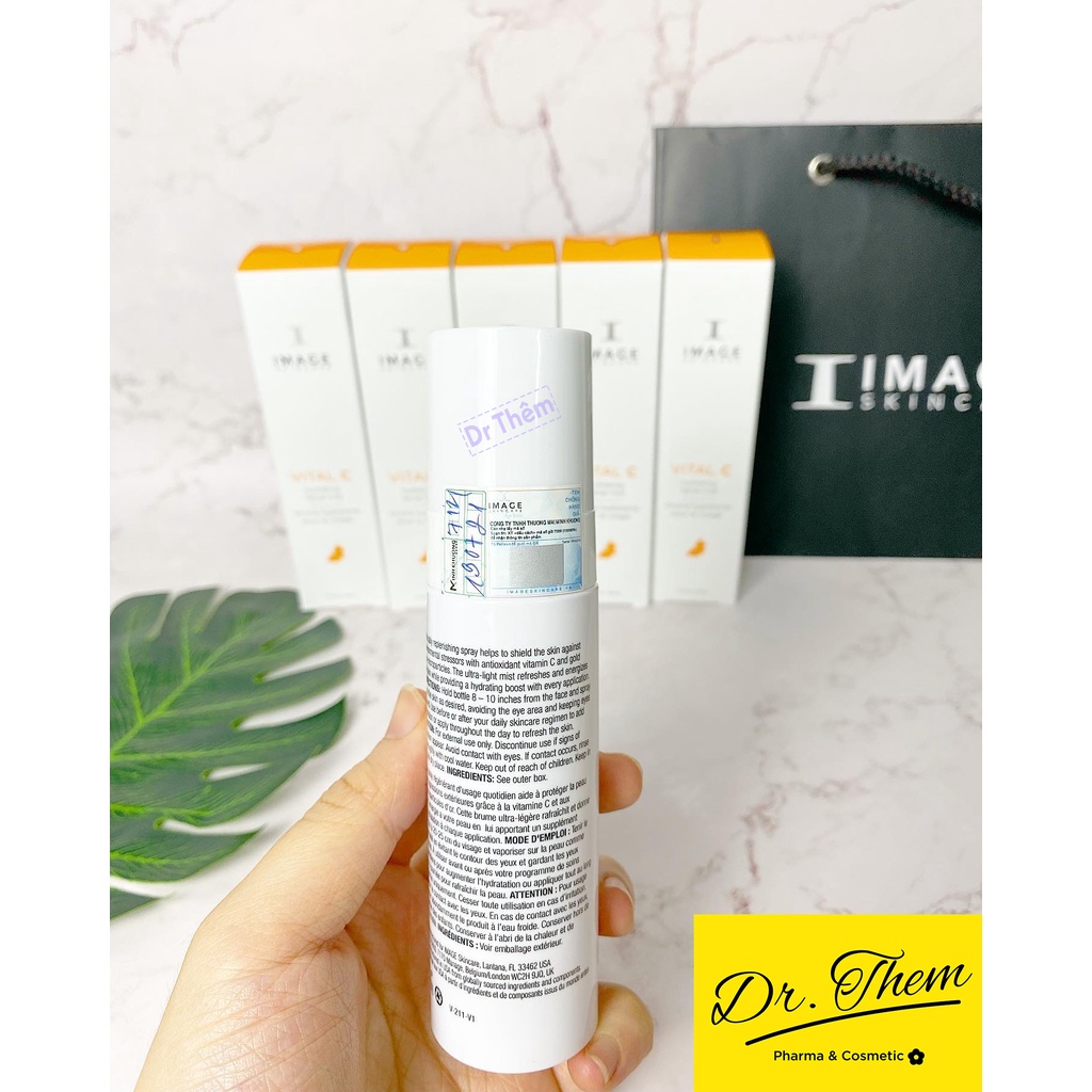 Xịt Dưỡng Chất Tăng Cường Sức Sống Cho Da Khô, Nám Image Skincare VITAL C Hydrating Facial Mist 68ml