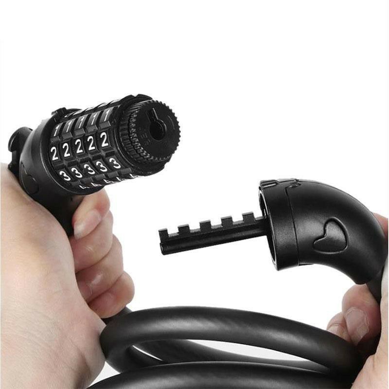 Khóa Xe Đạp 5 Số Dây Cáp Đổi Mã