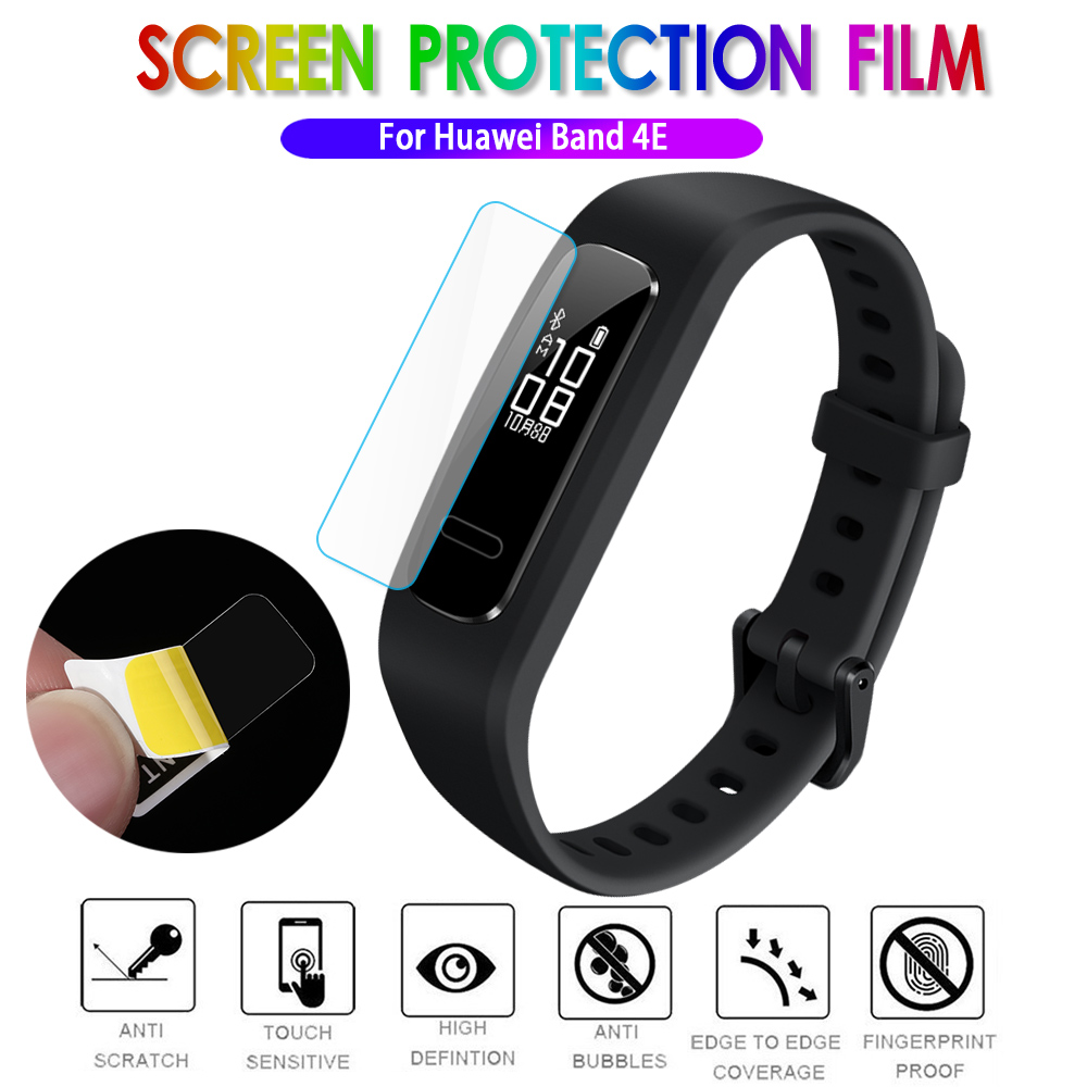Miếng Dán TPU Trong Suốt Bảo Vệ Màn Hình Myron Cho Đồng Hồ Thông Minh Huawei Band 4E