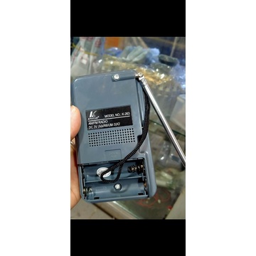Đài FM radio chạy pin tiểu