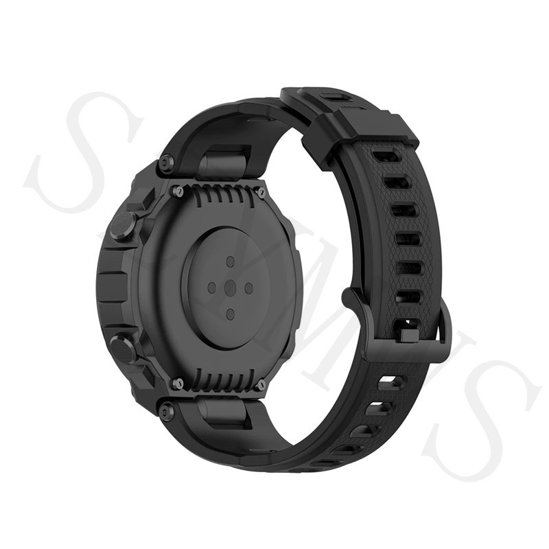 Dây Đeo Thay Thế Chất Liệu Silicon Màu Trơn Cho Xiaomi Huami Amazfit T-Rex / T-Rex 2