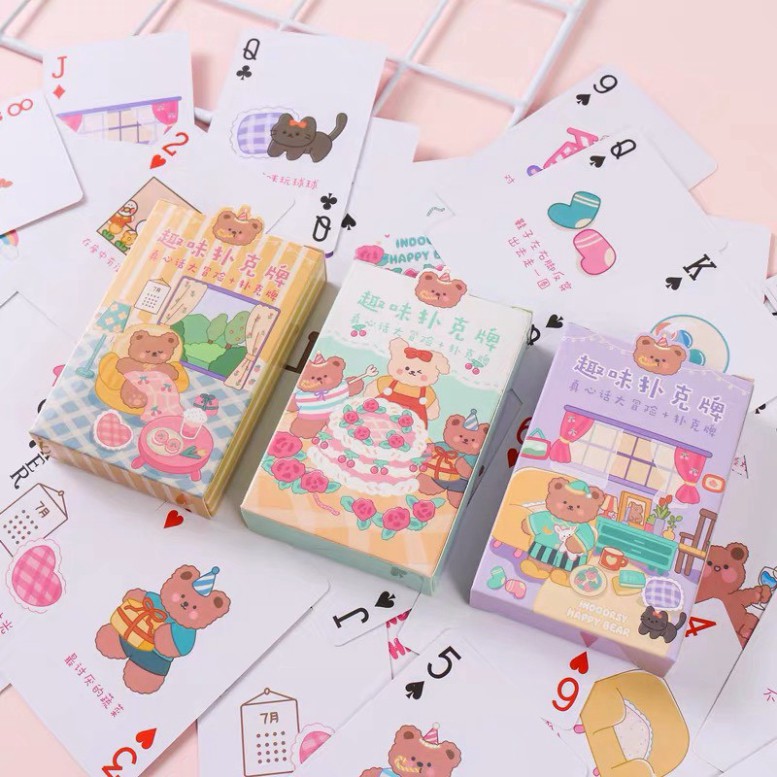 Bộ bài hoạt hình nhiều mẫu bộ bài in hình anime manga poker tú lơ khơ