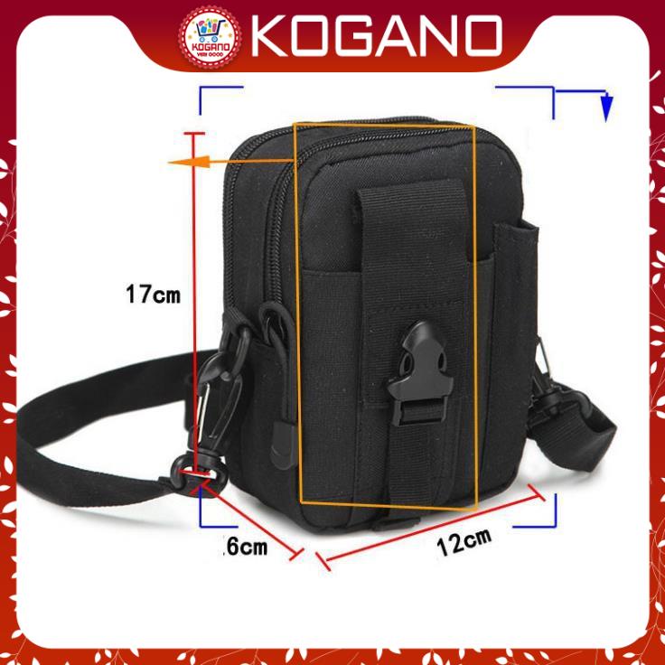 Túi Đeo Hông Nam Nữ KOGANO EDC Rằn Ri Nhiều Ngăn Chống Nước Có Thể Đeo Chéo, Gắn Balo FB-001204