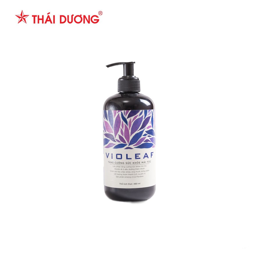 Dầu Gội và Dầu Xả Dược liệu Violeaf - Giảm Rụng Tóc, Dưỡng Tóc, Mượt Tóc, Sạch Gàu (Chai 480ml) [Chính Hãng]