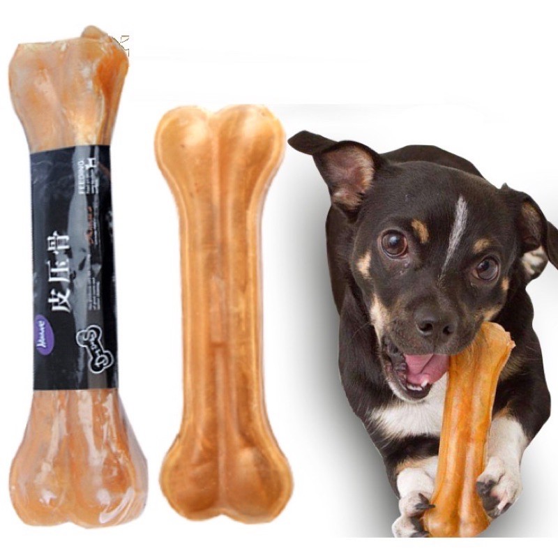 XƯƠNG CHO CHÓ - XƯƠNG DA BÒ CHO CHÓ GẶM SẠCH RĂNG