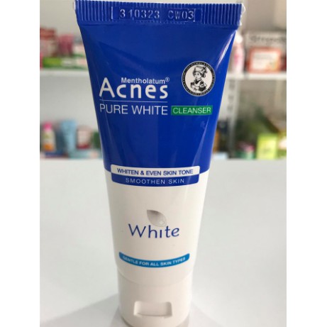 (25g) Kem rửa mặt Acnes Pure White dưỡng trắng kháng khuẩn | BigBuy360 - bigbuy360.vn