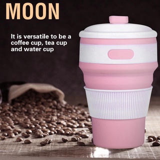 [Ready Stock]Ly uống nước bằng silicon có thể gấp gọn tiện dụng 500ml