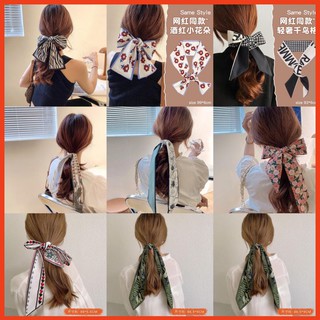 Khăn lụa cao cấp đa năng buộc cổ phong cách nhẹ nhàng cho nữ