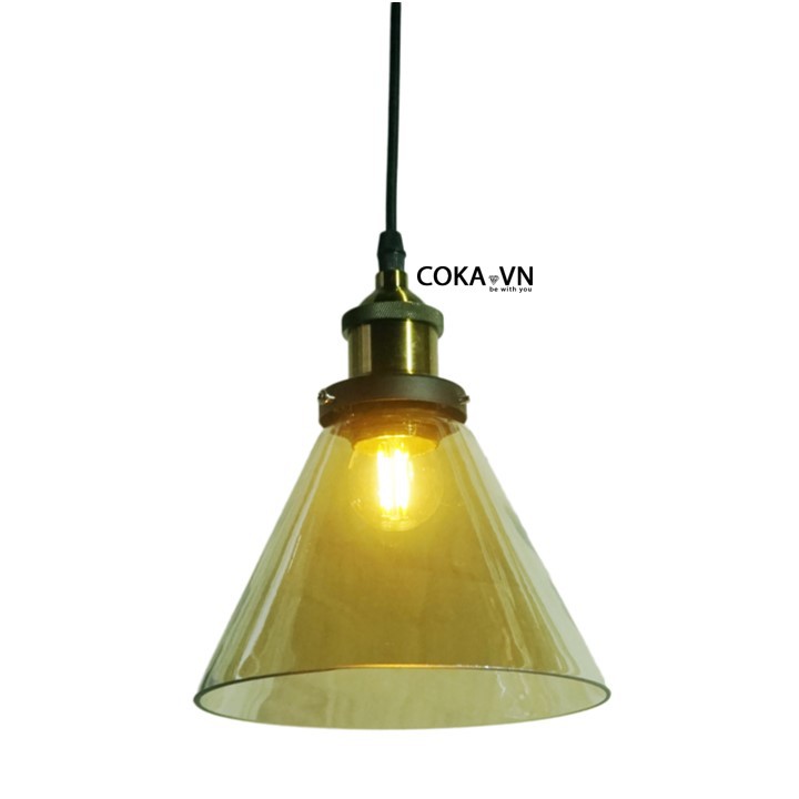 Đèn thả thủy tinh-đèn thả trang trí phòng khách-phòng ăn-quầy bar-cửa hàng TT03 chóa thủy tinh cao cấp