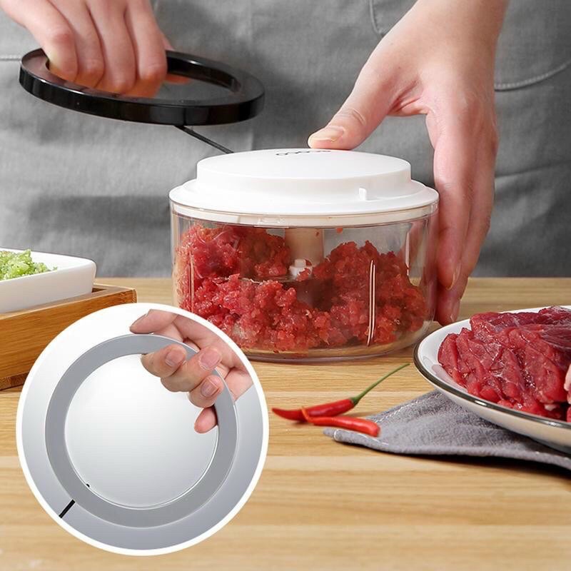 Dụng cụ xay tỏi ớt cầm tay mini Ecoco, dụng cụ xay đồ ăn dặm kéo tay Ecoco - ECOCO 1919,1920