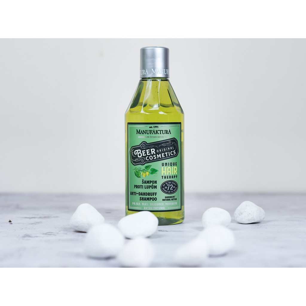 Dầu Gội Sạch Gàu Men Bia Thảo Dược  Manufaktura 255ml