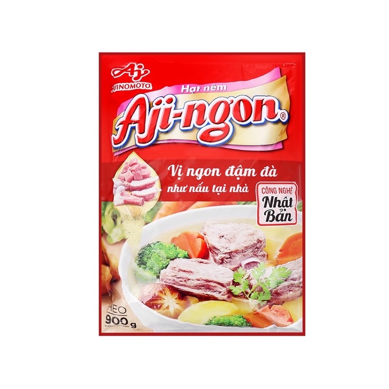 Hạt nêm Aji-ngon ngọt đậm đà gói 900g