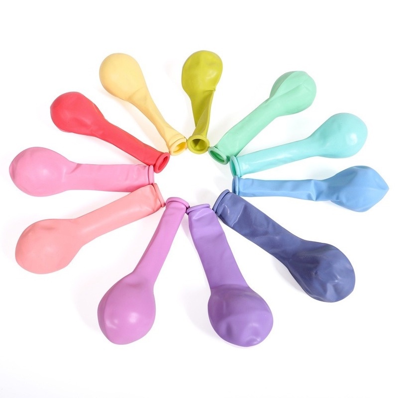 Set 20 Bong Bóng Cao Su 5 Inch Nhiều Màu Sắc Dùng Trang Trí Tiệc Sinh Nhật/Đám Cưới
