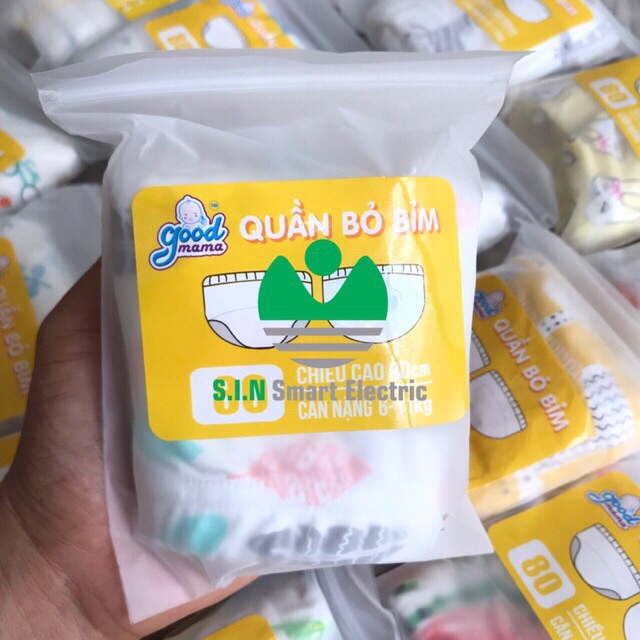 ROSMART- Quần Bỏ Bỉm 6 lớp Hàng Việt Nam Cao Cấp Goodmama Dành cho bé 6-17kg