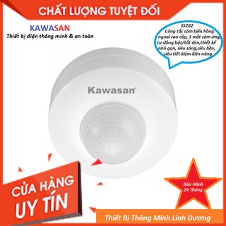 Công tắc cảm biến hồng ngoại nổi trần kawasan ss282 3pir tự động bật/tắt đèn khi có chuyển động