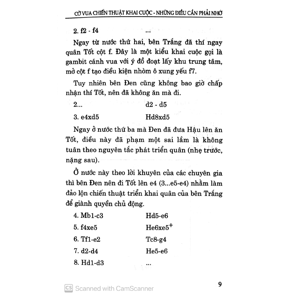 Sách - Cờ Vua - Chiến Thuật Khai Cuộc Những Điều Cần Phải Nhớ