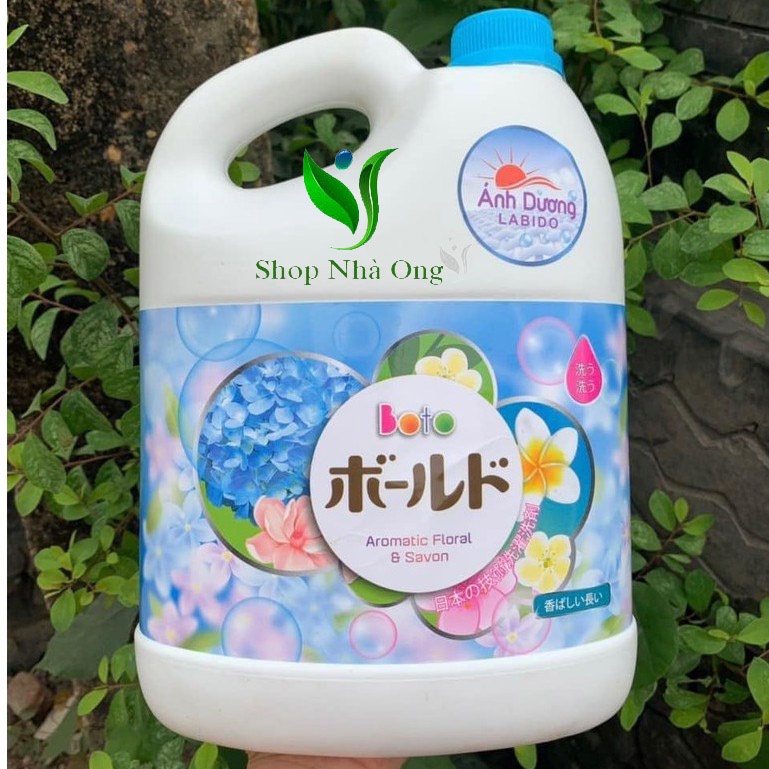 [XẢ KHO] NƯỚC GIẶT BOTO CÔNG NGHỆ NHẬT BẢN SIÊU THƠM, CAN 3,6L