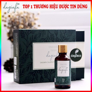 [HÀNG CAO CẤP] - Dầu Tràm Nguyên Chất Cho Bé - 1 Hộp Tinh Dầu Tràm Dagiafa 50ml - Thoa, Pha Nước Tắm, Xông Phòng
