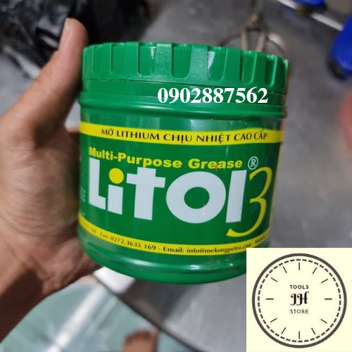  mỡ bò LITHIUM chịu nhiệt cao cấp LITOL 3 400g