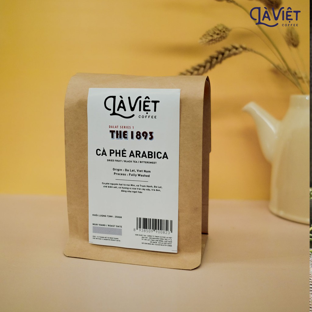 Cà Phê Nguyên Hạt LÀ VIỆT, Chuyên Dụng Pha Thủ Công, Đà Lạt Series 100% Arabica 250gr Vị Thanh Nhẹ | BigBuy360 - bigbuy360.vn