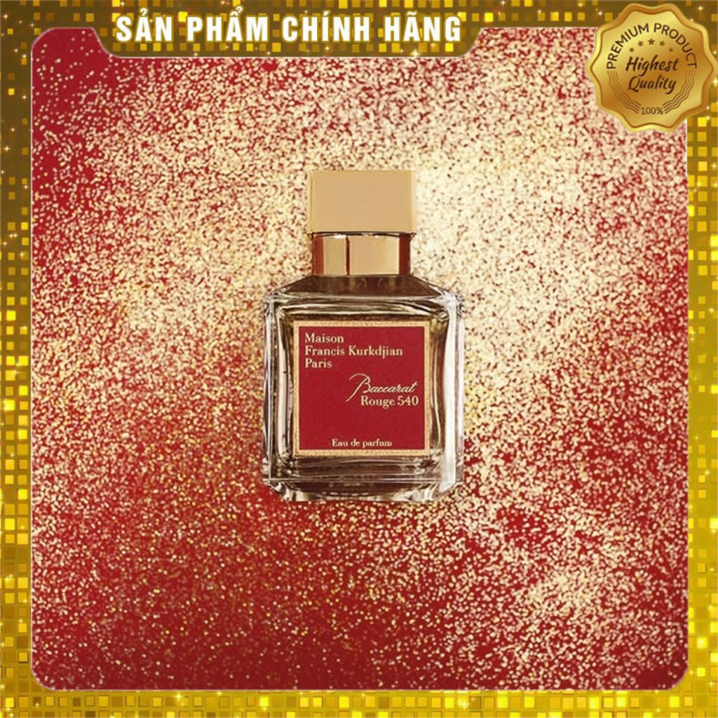 [Nước hoa Unisex 10ml] MFK Baccarat Rouge 540 EDP mẫu thử 2ml - 10ml (Hương hoa cỏ phương đông) | BigBuy360 - bigbuy360.vn