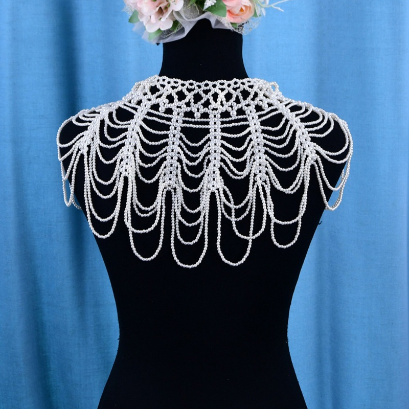 Vòng cổ Đính Ngọc Trai Sang Trọng Cho Cô Dâu