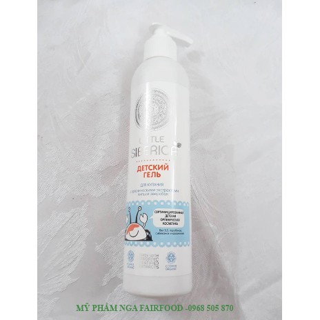 Sữa tắm dịu nhẹ NATURA SIBERICA dành cho trẻ em khong paraben,sls,thuoc nhuom hoa hoc