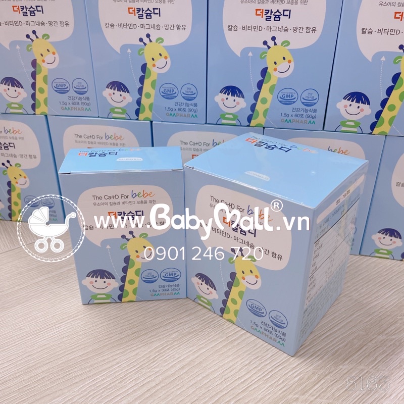 Canxi + d3 dạng bột for bebe Hàn Quốc