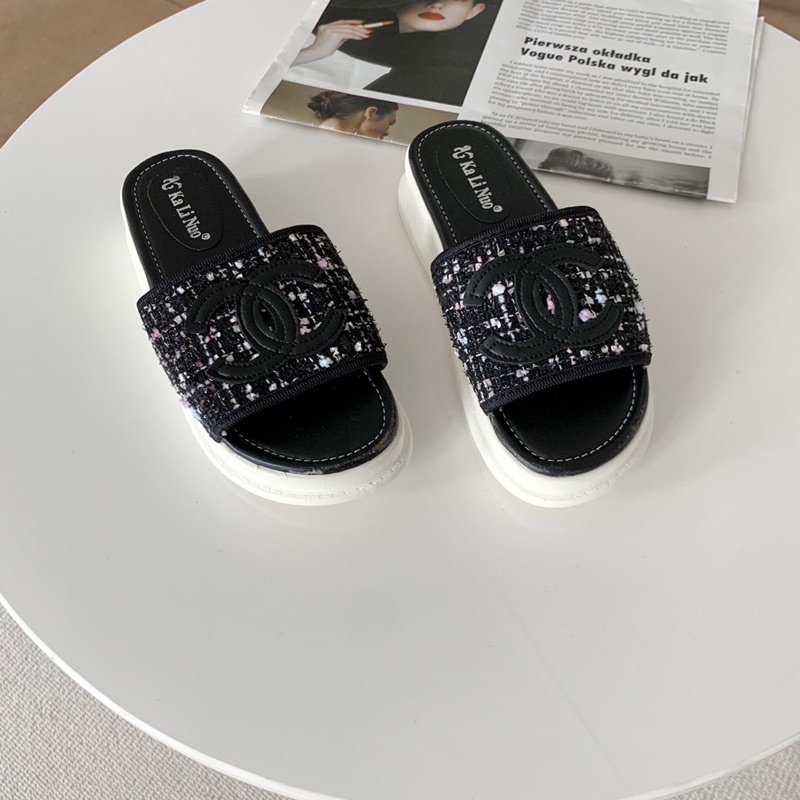 SORAMI.SHOES-Dép bánh mì thời trang nữ quai mềm đế nhẹ êm