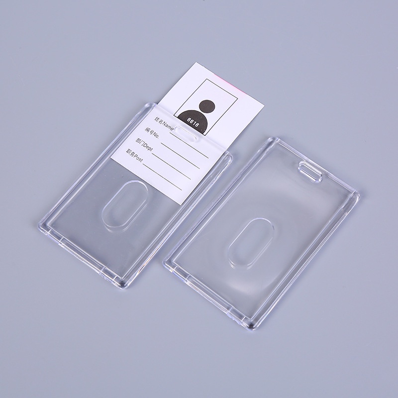 Ốp Điện Thoại Acrylic Trong Suốt Đựng Thẻ Id / Xe Buýt / Tên Cho Nữ Sinh
