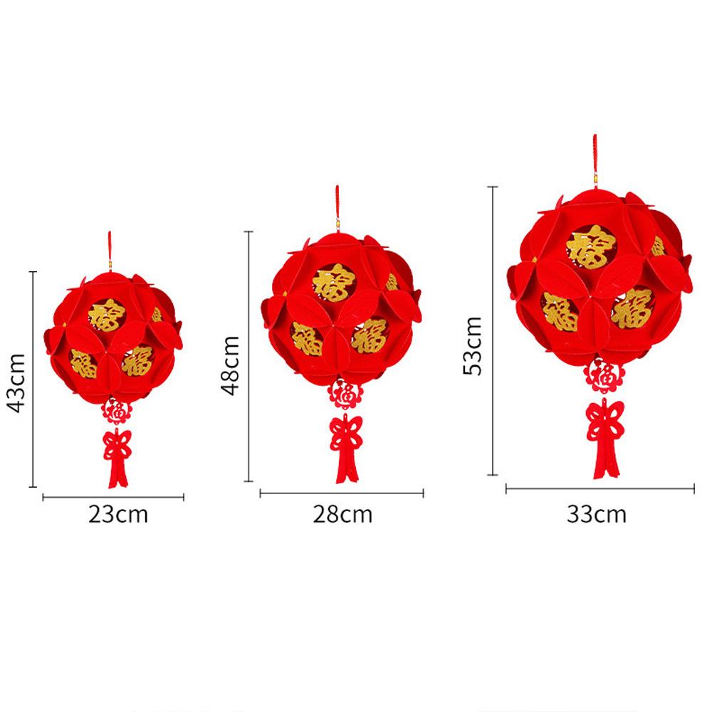 Đèn Lồng In Chữ Chúc Mừng Năm Mới Phong Cách Trung Hoa