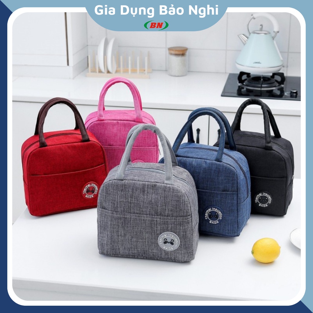 Túi Giữ Nhiệt Đựng Hộp Cơm ,Thức Ăn Nhỏ Gọn Chống Thấm Nước Tiện Lợi Dành Cho Dân Văn Phòng
