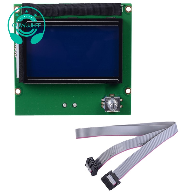 Màn Hình Hiển Thị Lcd 1.4 Lcd 12864 Ramps + Cáp Cho Máy In 3d Ender-3