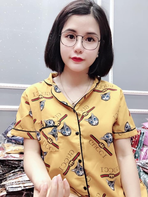 Bộ pizama cộc cute hàng đẹp